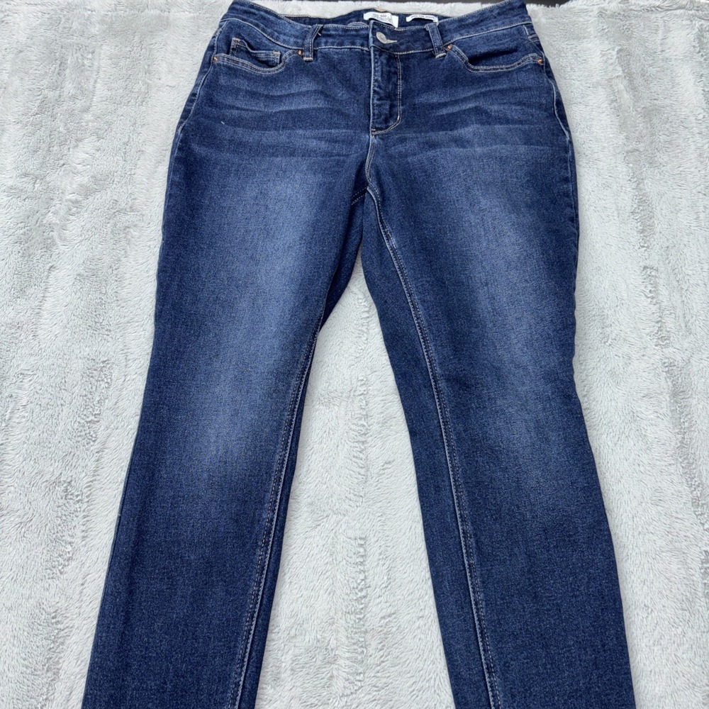 Royalty For Me High Rise‎ Skinny Blue Denim Jeans Womens Size 14w